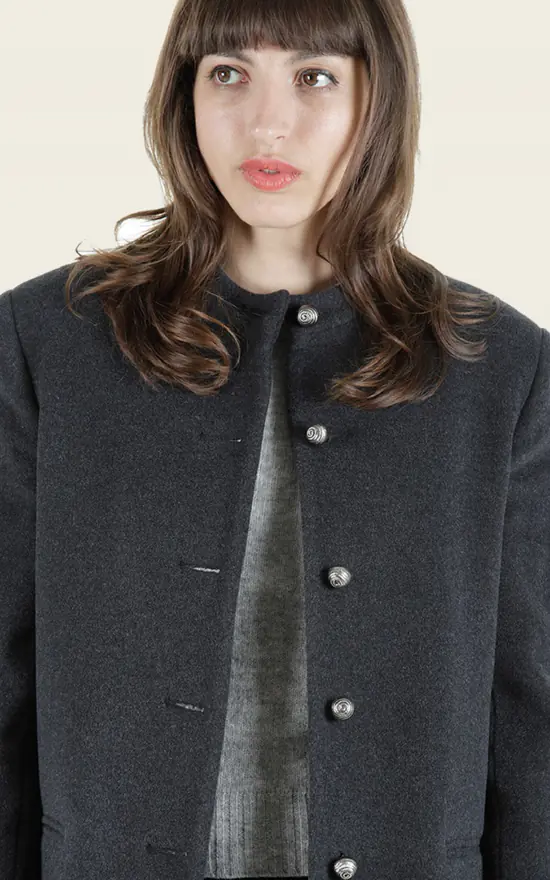 Cheap ???? De La Creme Fashions Kimono Grey Single Breasted ???? Coat ???? 5 Cheap ???? De La Creme Fashions Kimono Grey Single Breasted ???? Coat ???? - Image 3