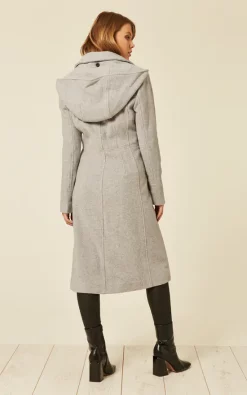 Deals ???? De La Creme Fashions Beatrice Silver Hooded Mid Length ???? Coat ???? -De La Creme Fashions Shop unnamed file 1751