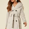 Best Sale ???? De La Creme Fashions Samantha Silver Shawl Hooded ???? Coat ✔️