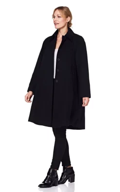 Cheap ???? De La Creme Fashions Maryanne Black Oversized Swing ???? Coat With Velvet Collar ✔️ -De La Creme Fashions Shop unnamed file 1771