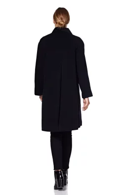 Cheap ???? De La Creme Fashions Maryanne Black Oversized Swing ???? Coat With Velvet Collar ✔️ -De La Creme Fashions Shop unnamed file 1772