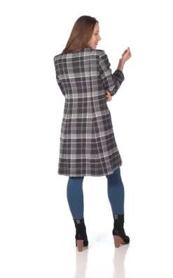 Cheap ✨ De La Creme Fashions Allison Grey Tartan Check Single Breasted ???? Coat ???? -De La Creme Fashions Shop unnamed file 1775