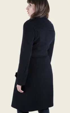 Best deal ???? De La Creme Fashions Frederica Black Belted Wool Blend ???? Coat ???? -De La Creme Fashions Shop unnamed file 1778