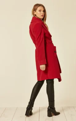Buy ???? De La Creme Fashions Beverley Red Large Lapel Duster ???? Coat ???? -De La Creme Fashions Shop unnamed file 1781