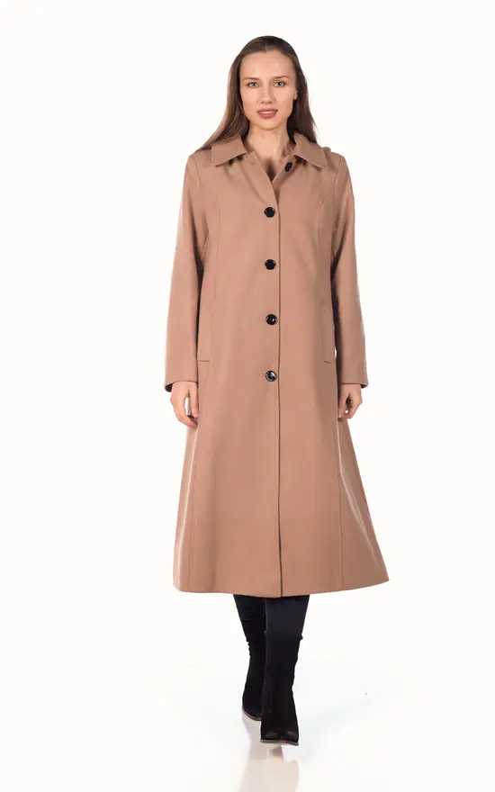Hot Sale ???? De La Creme Fashions Rochelle Camel Hooded Long Winter ???? Coat ???? 4 Hot Sale ???? De La Creme Fashions Rochelle Camel Hooded Long Winter ???? Coat ???? - Image 2