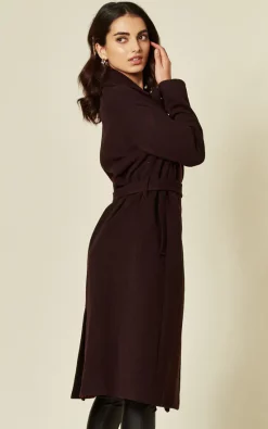 Best Sale ???? De La Creme Fashions Diana Wine Wrap Around Duster ???? Coat ⭐ -De La Creme Fashions Shop unnamed file 1817