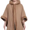 Hot Sale ???? De La Creme Fashions Caitlin Camel Faux Fur Lined Hooded Cape ???? -De La Creme Fashions Shop unnamed file 1819