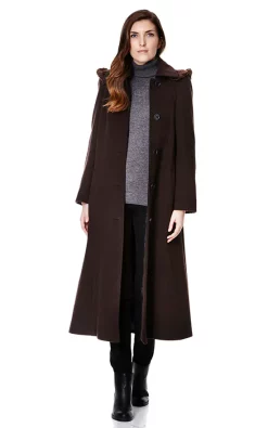 Coupon ???? De La Creme Fashions Chantelle Brown Faux Fur Trim Hooded Long ???? Coat ???? -De La Creme Fashions Shop unnamed file 1840