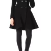 Hot Sale ???? De La Creme Fashions Elena Black Wool Blend Fit And Flare Skater ???? Coat ✨ -De La Creme Fashions Shop unnamed file 1842