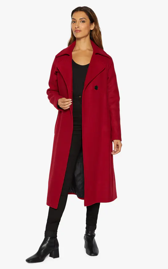 Coupon ✨ De La Creme Fashions Diana Red Wrap Around Duster ???? Coat ???? 3 Coupon ✨ De La Creme Fashions Diana Red Wrap Around Duster ???? Coat ????