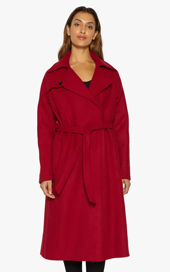 Coupon ✨ De La Creme Fashions Diana Red Wrap Around Duster ???? Coat ???? 4 Coupon ✨ De La Creme Fashions Diana Red Wrap Around Duster ???? Coat ???? - Image 2