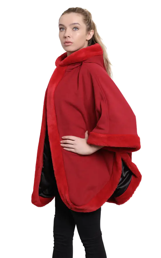 Best reviews of ???? De La Creme Fashions Caitlin Red Faux Fur Lined Hooded Cape ⌛ 4 Best reviews of ???? De La Creme Fashions Caitlin Red Faux Fur Lined Hooded Cape ⌛ - Image 2