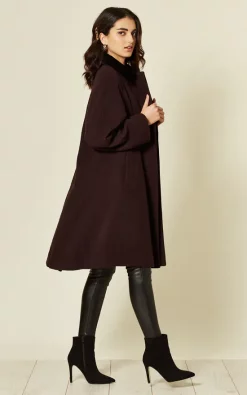 Wholesale ???? De La Creme Fashions Maryanne Wine Oversized Swing ???? Coat With Velvet Collar ???? -De La Creme Fashions Shop unnamed file 1921