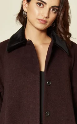 Wholesale ???? De La Creme Fashions Maryanne Wine Oversized Swing ???? Coat With Velvet Collar ???? -De La Creme Fashions Shop unnamed file 1922