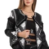 Buy ???? LOES House Black & White Embellished Faux Leather Jacket ???? -De La Creme Fashions Shop unnamed file 206