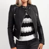 Discount ???? IKRUSH Casey Quilted Sleeve Faux Leather Biker Jacket In Black ???? -De La Creme Fashions Shop unnamed file 220