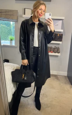 Cheapest ???? Malissa J Collection Long Sleeve Pu Jacket / ???? Shirt ???? Dress ????