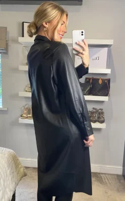 Cheapest ???? Malissa J Collection Long Sleeve Pu Jacket / ???? Shirt ???? Dress ???? -De La Creme Fashions Shop unnamed file 267