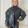 Discount ???? Unscripted Black Pu Studded Jacket ???? -De La Creme Fashions Shop unnamed file 268
