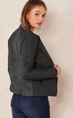 Best Sale ❤️ ONLY Black Faux Leather Biker ???? -De La Creme Fashions Shop unnamed file 3