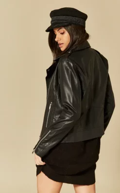 Discount ???? VILA Black Faux Leather Jacket ???? -De La Creme Fashions Shop unnamed file 342