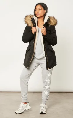 Budget ???? Blue Vanilla Serena Faux Fur Trimmed Parka ???? -De La Creme Fashions Shop unnamed file 375