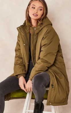 Buy ???? JJXX Hooded Parka ???? Coat In Khaki ⌛ -De La Creme Fashions Shop unnamed file 383