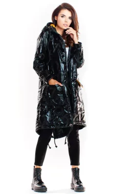 Best deal ???? AWAMA Winter Jacket With Hood In Black ???? -De La Creme Fashions Shop unnamed file 445