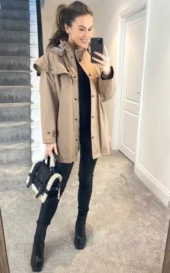 Buy ✔️ Anastasia Fashions Beige ???? Womens Waterproof Stormwear Walking Rain Jacket ???? -De La Creme Fashions Shop unnamed file 502