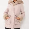 Flash Sale ???? Boutique Store Beige Detachable Faux Fur Drawstring Waist Parka ???? Coat ???? -De La Creme Fashions Shop unnamed file 533