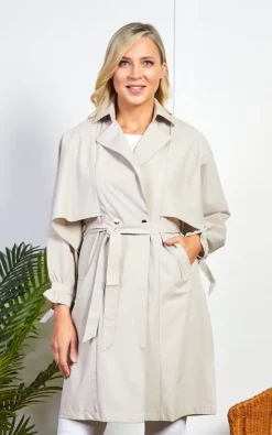 Budget ???? Baloot Chloe Light Beige Trench ???? Coat ????