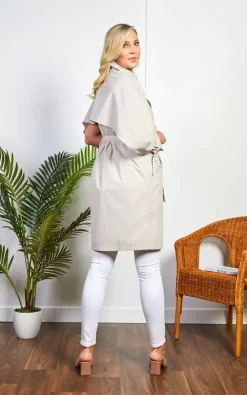 Budget ???? Baloot Chloe Light Beige Trench ???? Coat ???? -De La Creme Fashions Shop unnamed file 539
