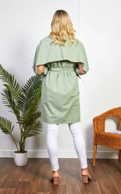 Best deal ???? Baloot Chloe Light Green Trench ???? Coat ???? -De La Creme Fashions Shop unnamed file 542