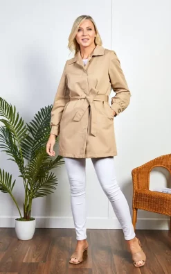 Wholesale ???? Baloot Niamh Beige Belted Jacket With Buttons ???? -De La Creme Fashions Shop unnamed file 547