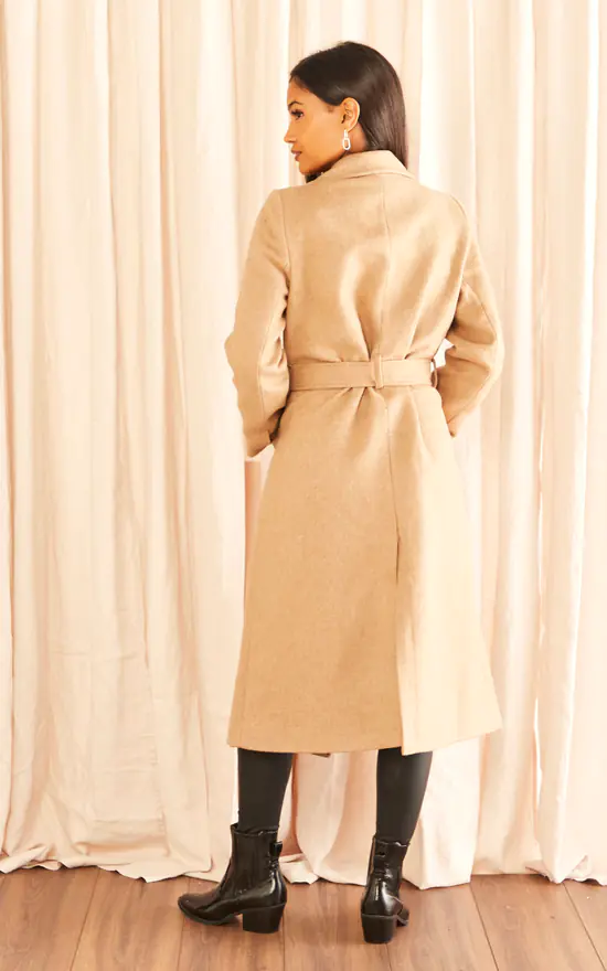 Deals ???? Jenerique Sketch ???? Coat In Camel ???? 6 Deals ???? Jenerique Sketch ???? Coat In Camel ???? - Image 4