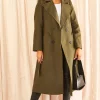 Buy ???? Jenerique Sketch ???? Coat In Khaki ???? -De La Creme Fashions Shop unnamed file 572