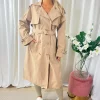New ❤️ Unscripted Beige Longline Trench ???? Coat ???? -De La Creme Fashions Shop unnamed file 611