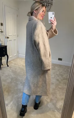 Best Sale ???? Kit And Kaboodal Bristol Stripe ???? Coat Camel ???? -De La Creme Fashions Shop unnamed file 639