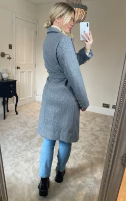 Best Sale ???? KURT MULLER Grey Gold Button Belted Trench ???? Coat ???? 9 Best Sale ???? KURT MULLER Grey Gold Button Belted Trench ???? Coat ???? -De La Creme Fashions Shop unnamed file 647