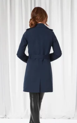 Best Sale ???? Double Second Navy Fitted Trench ???? Coat ???? -De La Creme Fashions Shop unnamed file 651