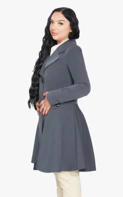 Deals ???? De La Creme Fashions Spring/Summer Fit And Flare Skater ???? Coat (Grey) ⌛ -De La Creme Fashions Shop unnamed file 669