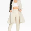Wholesale ???? De La Creme Fashions Spring/Summer Fit And Flare Skater ???? Coat (Stone) ????