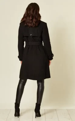 Hot Sale ???? De La Creme Fashions Piper Black Wool Blend Trench ???? Coat ???? -De La Creme Fashions Shop unnamed file 692