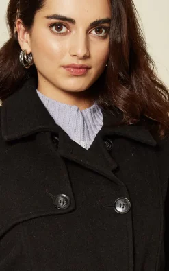 Hot Sale ???? De La Creme Fashions Piper Black Wool Blend Trench ???? Coat ???? -De La Creme Fashions Shop unnamed file 693