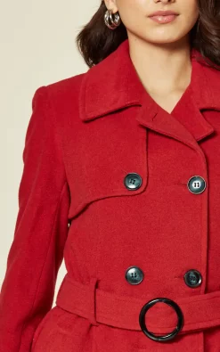Flash Sale ???? De La Creme Fashions Piper Red Wool Blend Trench ???? Coat ❤️ -De La Creme Fashions Shop unnamed file 701