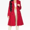 Best deal ???? De La Creme Fashions Spring/Summer Double Breasted Trench Mac ???? Coat (Red) ❤️