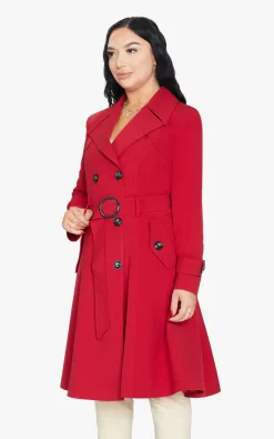 Best deal ???? De La Creme Fashions Spring/Summer Double Breasted Trench Mac ???? Coat (Red) ❤️ -De La Creme Fashions Shop unnamed file 704
