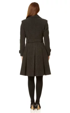 Best Sale ✔️ De La Creme Fashions Amber Grey Double Breasted Trench ???? Coat ???? -De La Creme Fashions Shop unnamed file 708