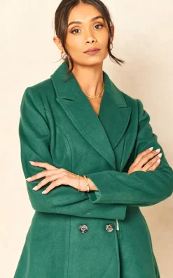 Budget ???? Yumi Military ???? Coat With Zip Detail In Green ⌛ -De La Creme Fashions Shop unnamed file 715