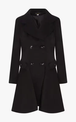 Promo ???? De La Creme Fashions Spring/Summer Fit And Flare Skater ???? Coat (Black) ???? -De La Creme Fashions Shop unnamed file 734